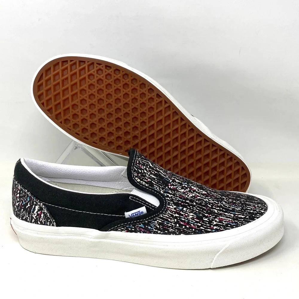 💖MEGA SALE💖VANS CLASSIC SLIP-ON 9 Canvas Black Men’s Sneakers VN0A3JEX9IE - Picture 5 of 11